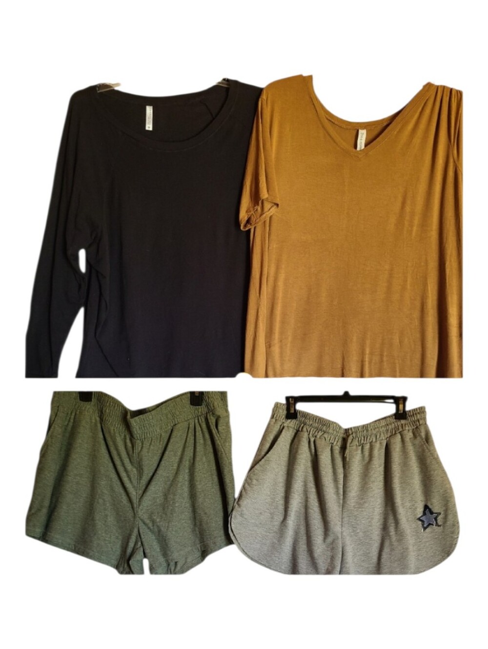 Plus Size 3X Bundle 4pc | Chic Soul Zenana Athletic Works SHEIN Tops & Shorts